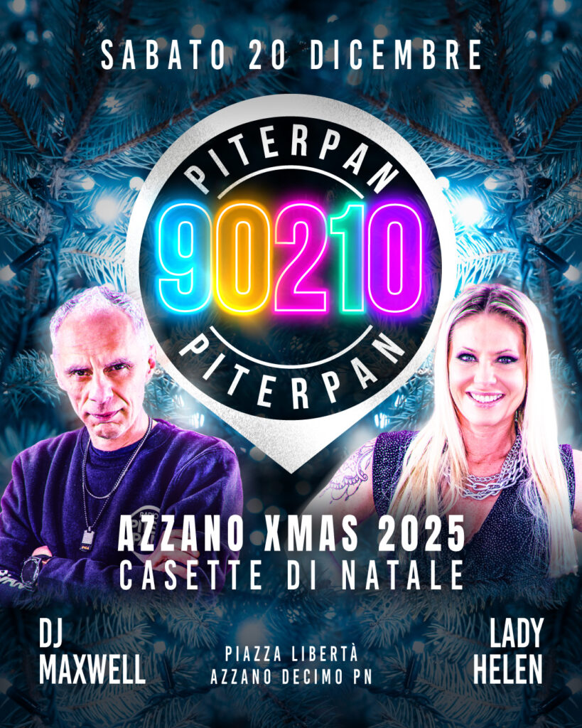 Evento Piterpan 90210 @ Casette di Natale di Azzano Decimo