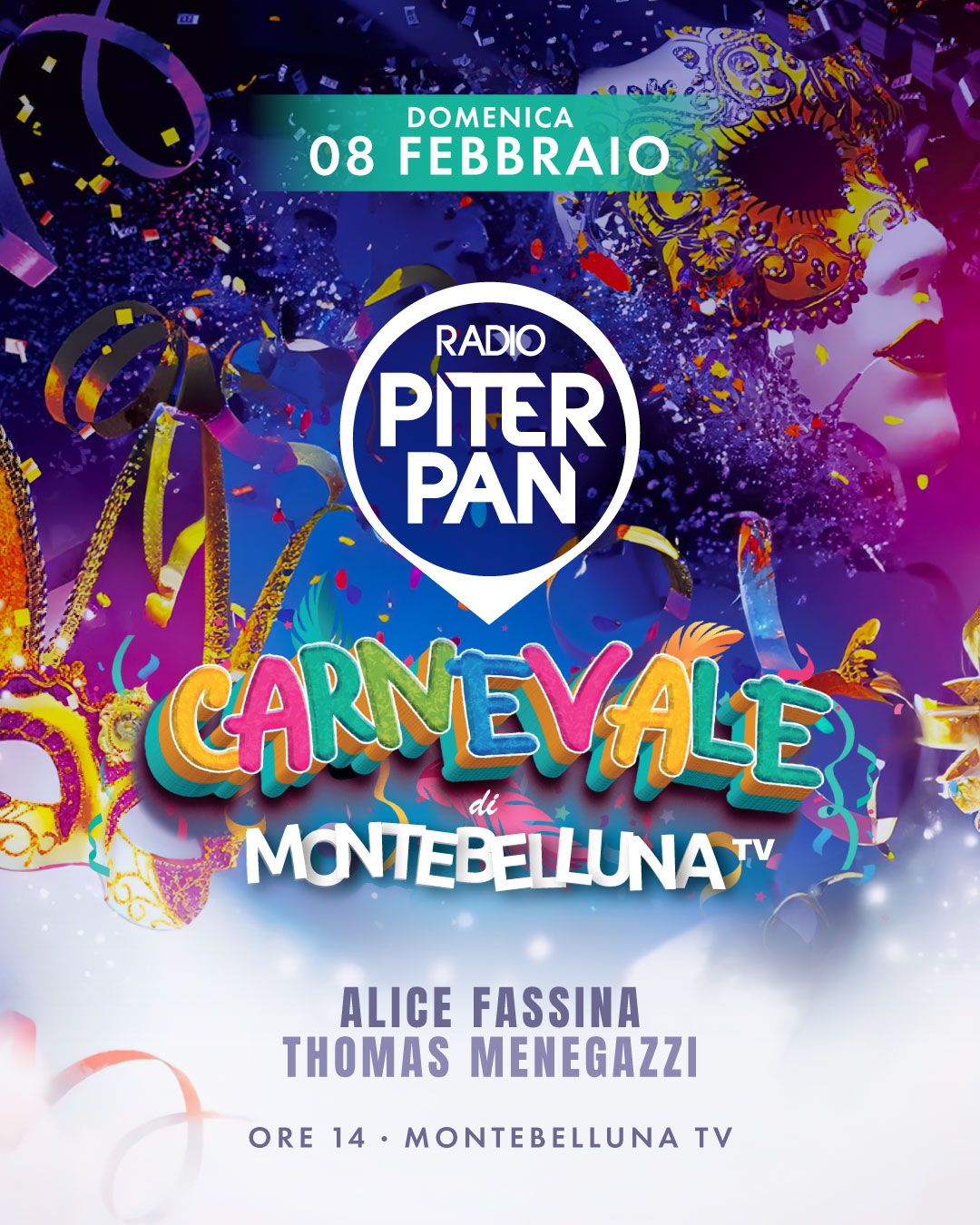 Radio Piterpan presente al Carnevale di Montebelluna