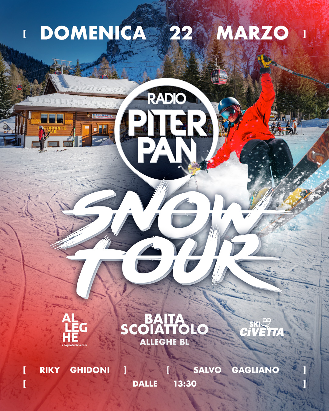 Evento Piterpan Snow Tour @ Baita Scoiattolo