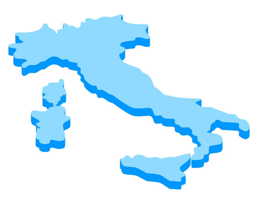 mapa Italia