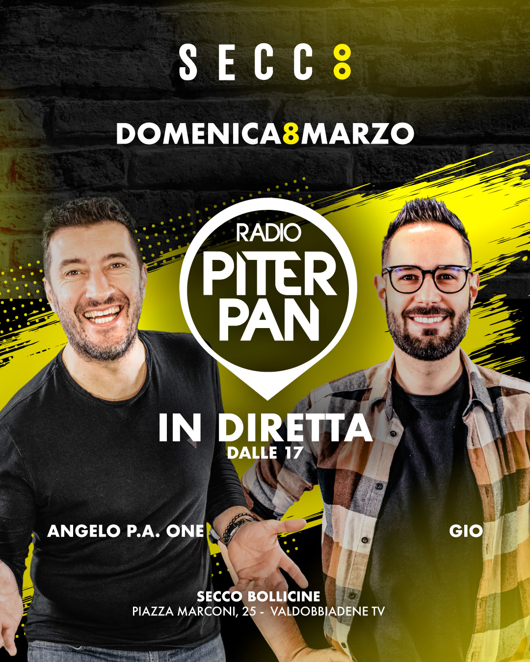 Evento di Radio Piterpan @ Secco Bollicine