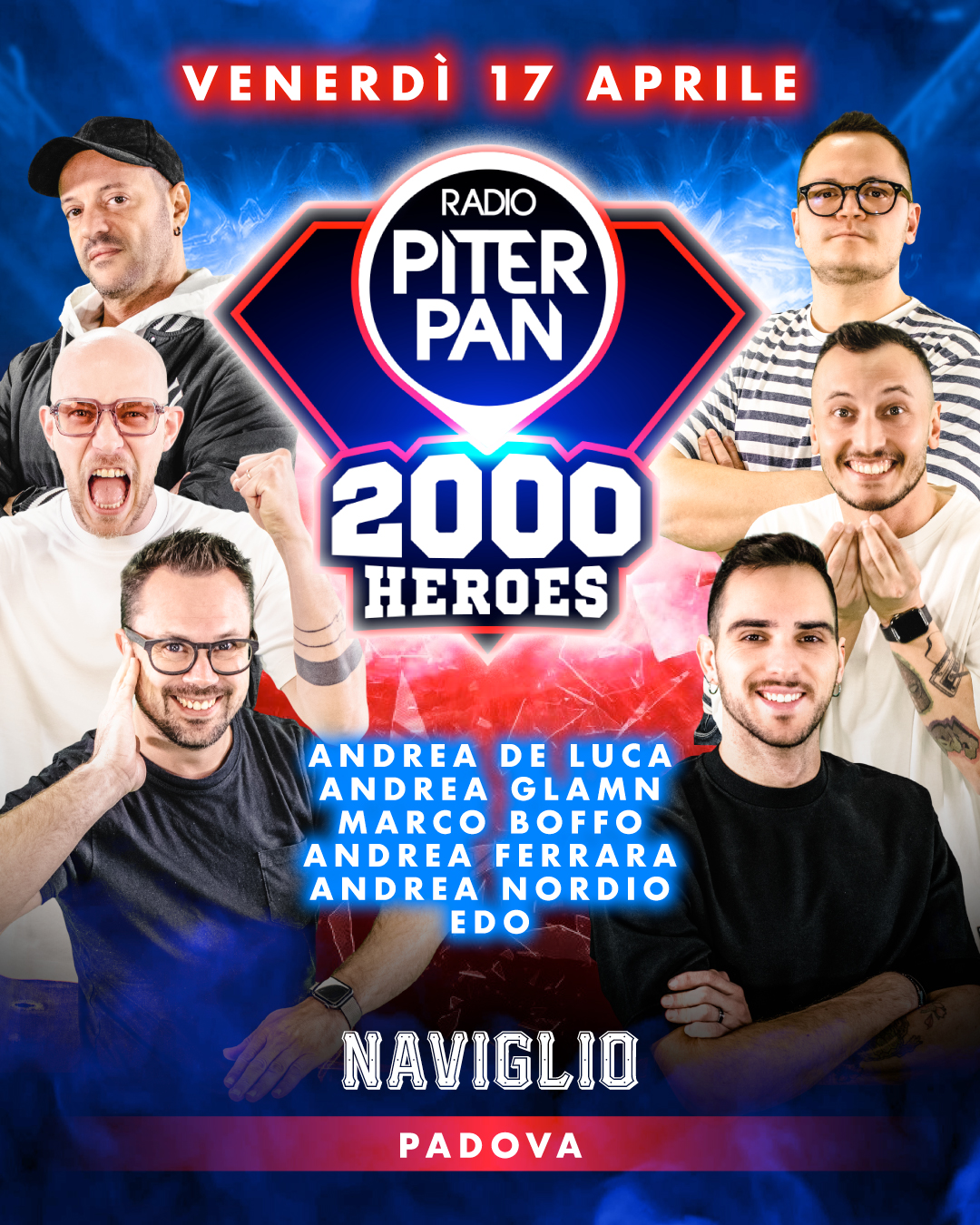 Evento di Piterpan 2000 Heroes @ Naviglio