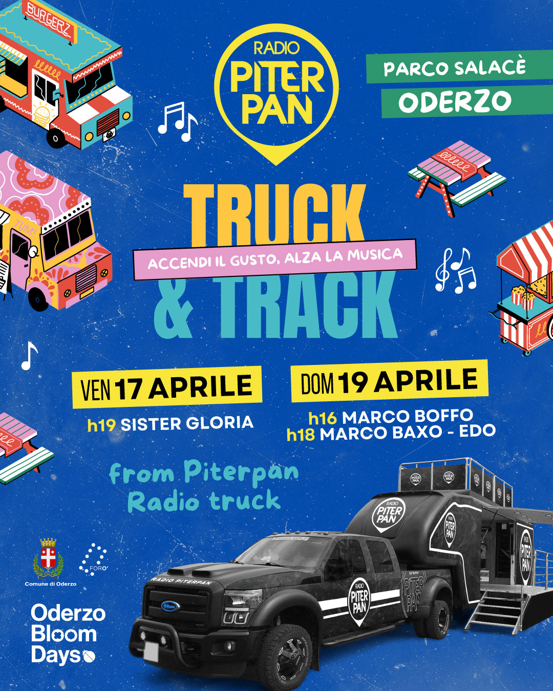 Evento di Radio Piterpan @ Oderzo Bloom Days