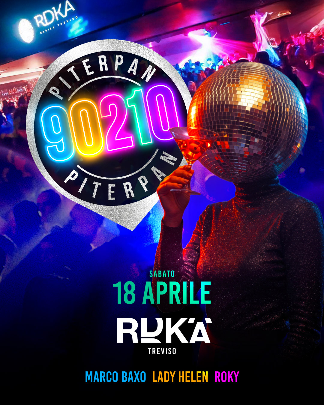 Evento Piterpan 90210 @ Radika