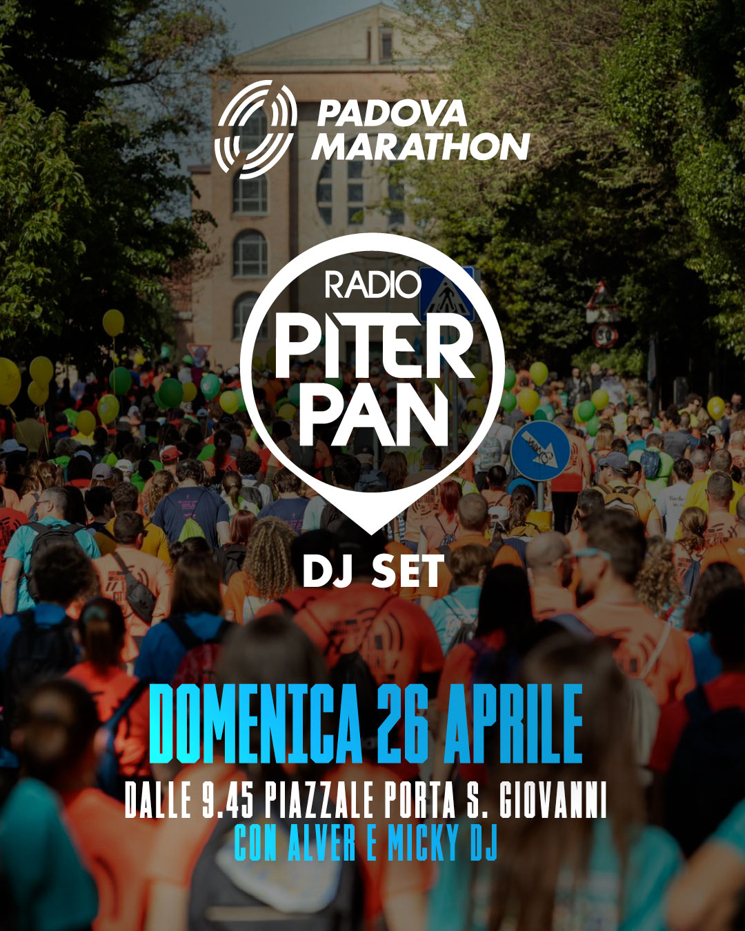 Evento di Radio Piterpan @ Padova Marathon 2026