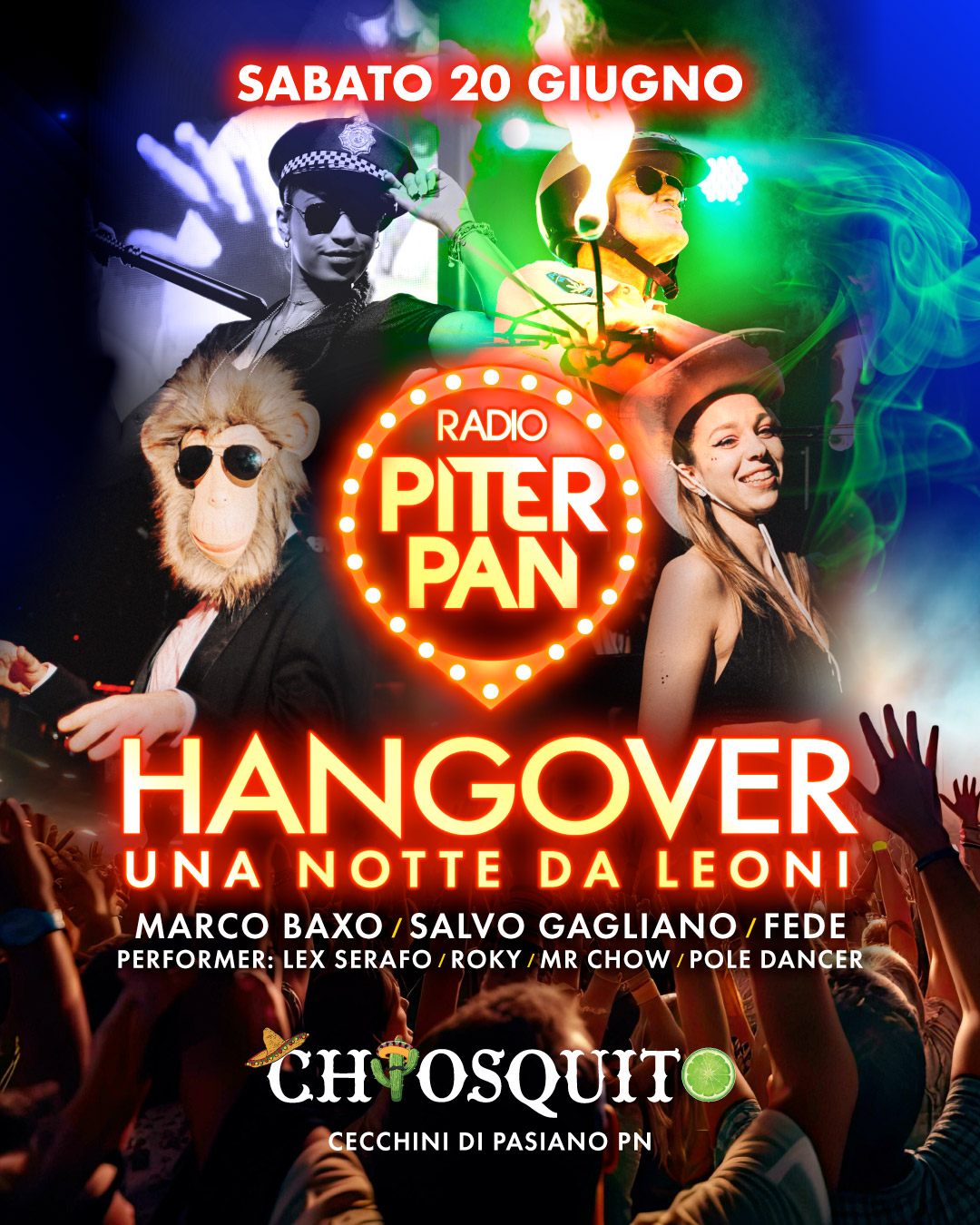 Evento Piterpan Hangover @ Chiosquito