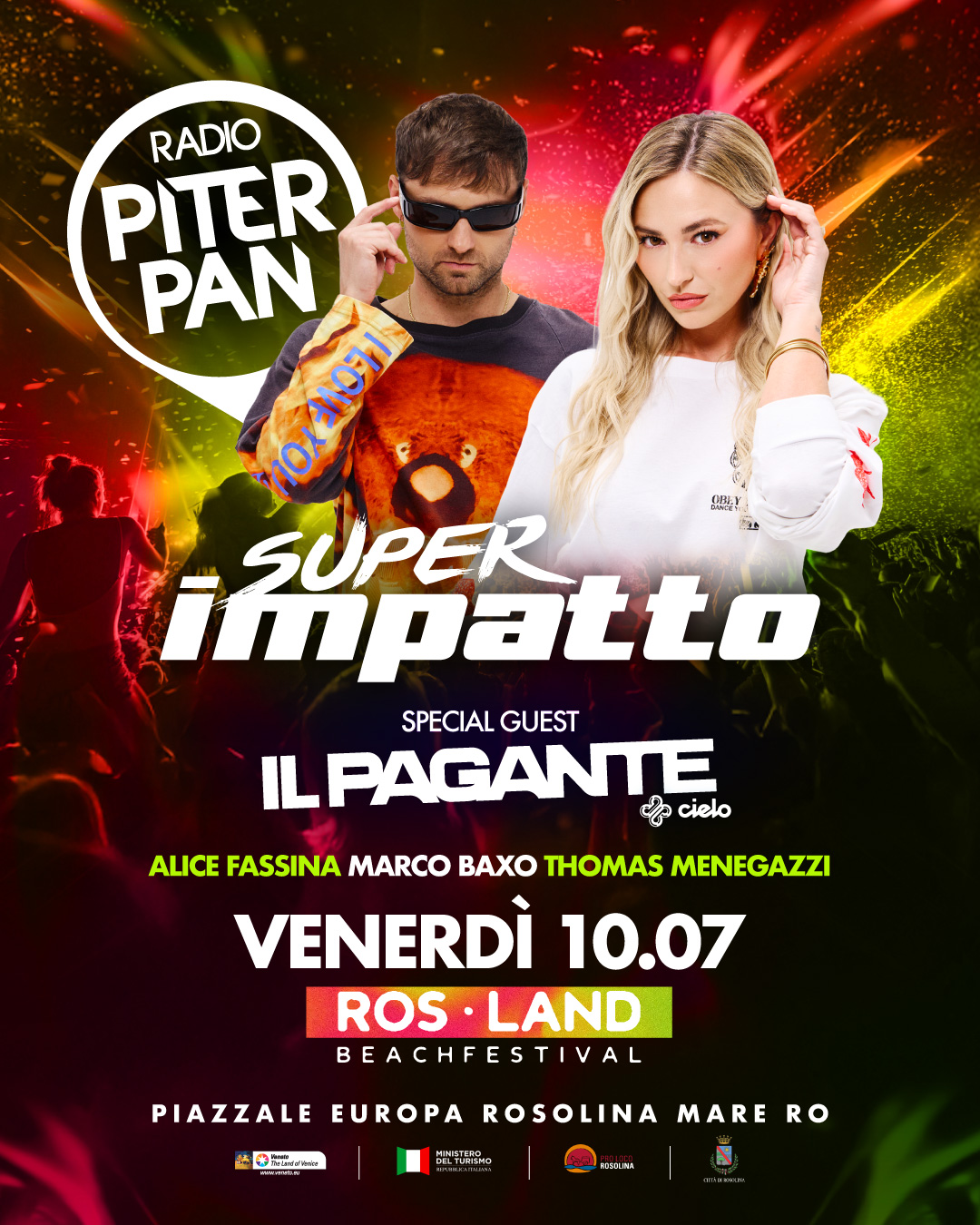 Evento Piterpan Super Impatto al Piazzale Europa