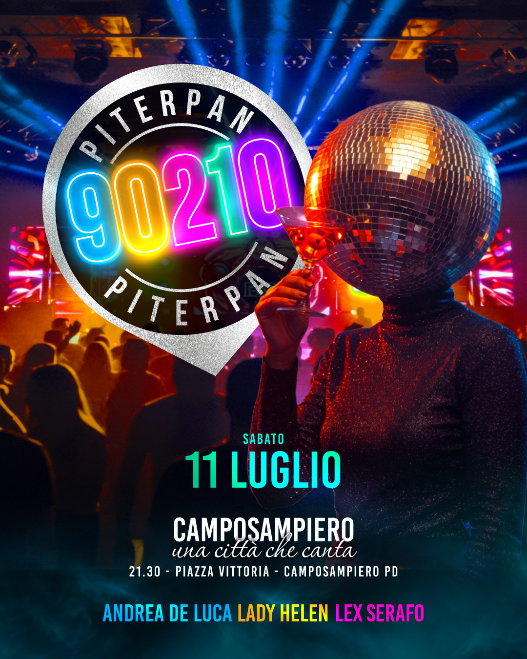 Evento Piterpan 90210 a Camposampiero (PD)