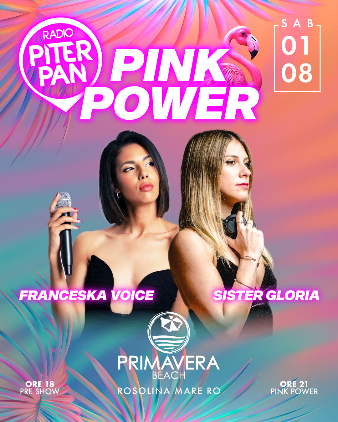 Evento Primavera Beach con Piterpan Pink Power