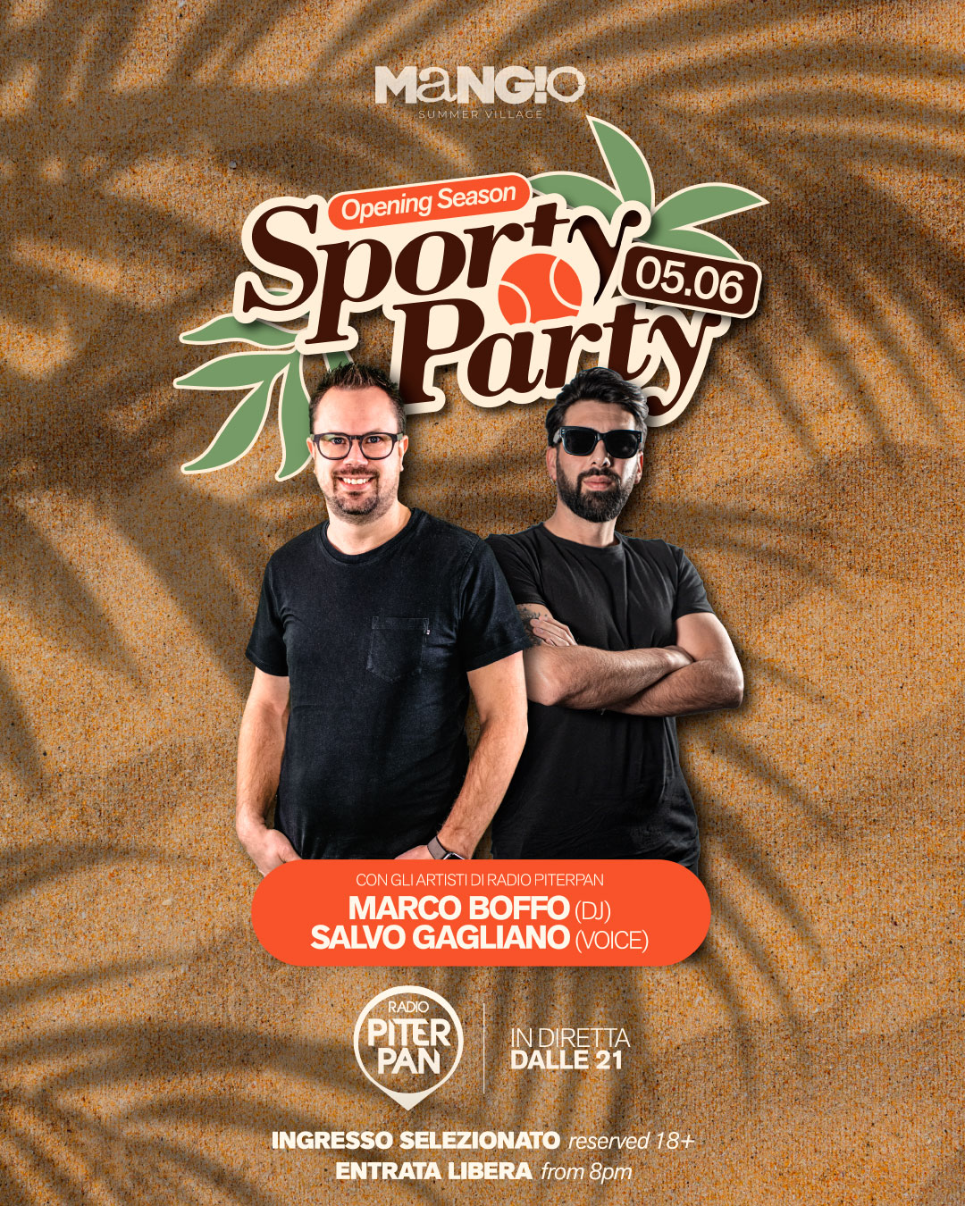 Evento Mangio Summer Village con Radio Piterpan