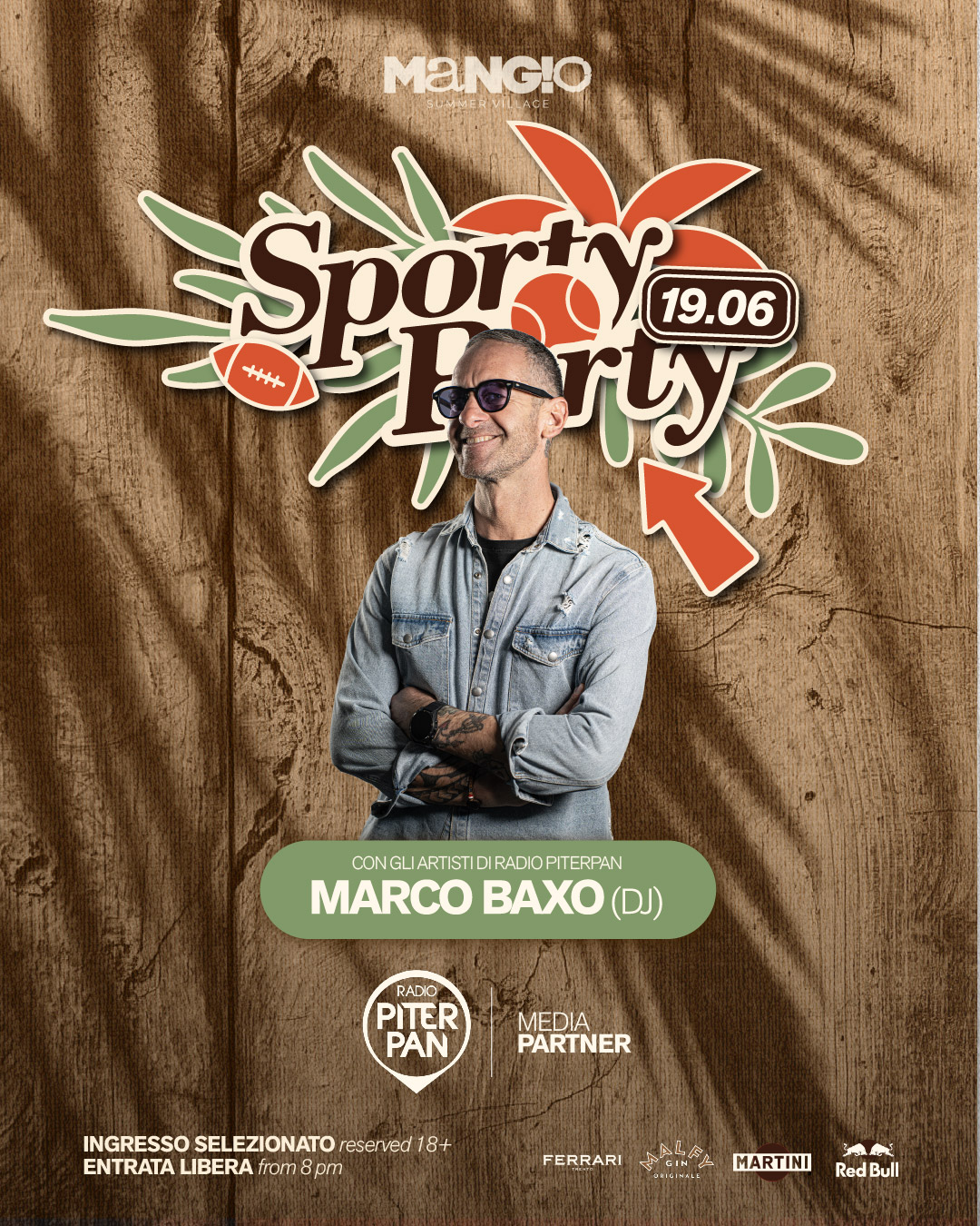 Evento Sporty Party con Radio Piterpan