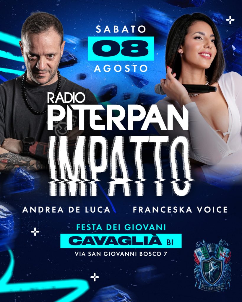 Evento Festa dei Giovani di Cavaglià con Piterpan Impatto