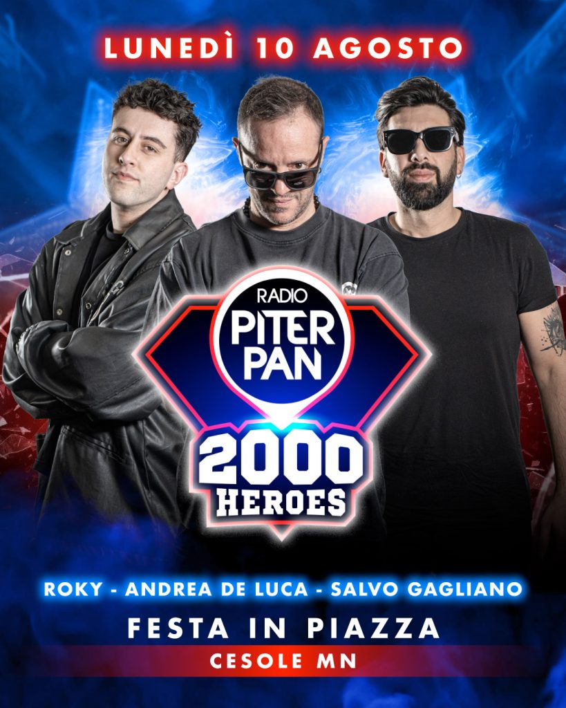 Evento Festa in Piazza con Piterpan 2000 Heroes