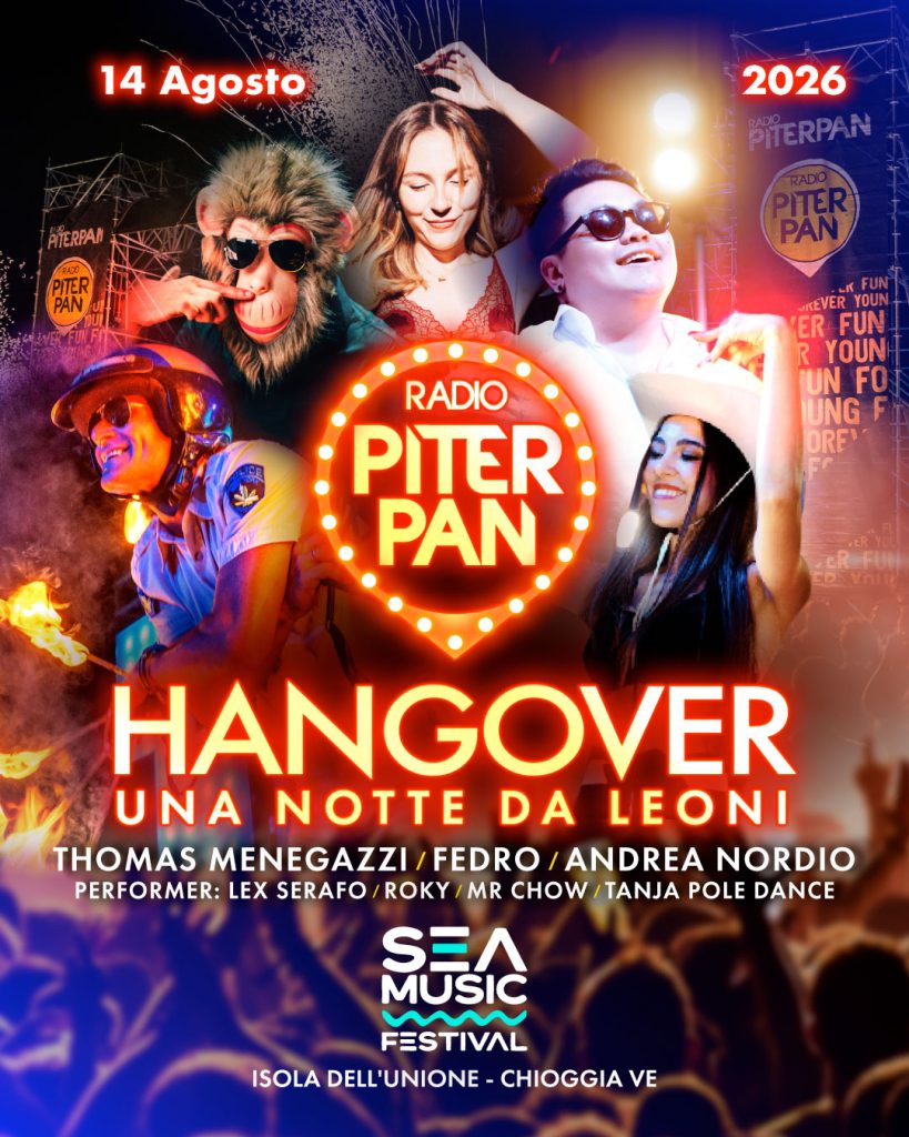 Evento Sea Music Festival 2026 con Piterpan Hangover
