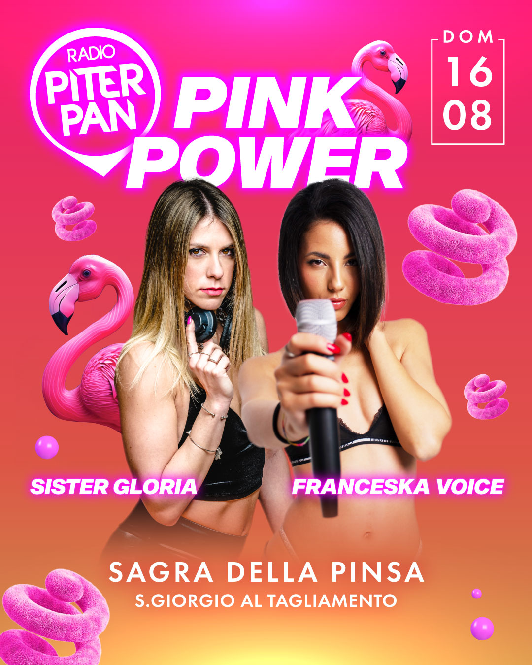 Evento Sagra della Pinsa con Piterpan Pink Power