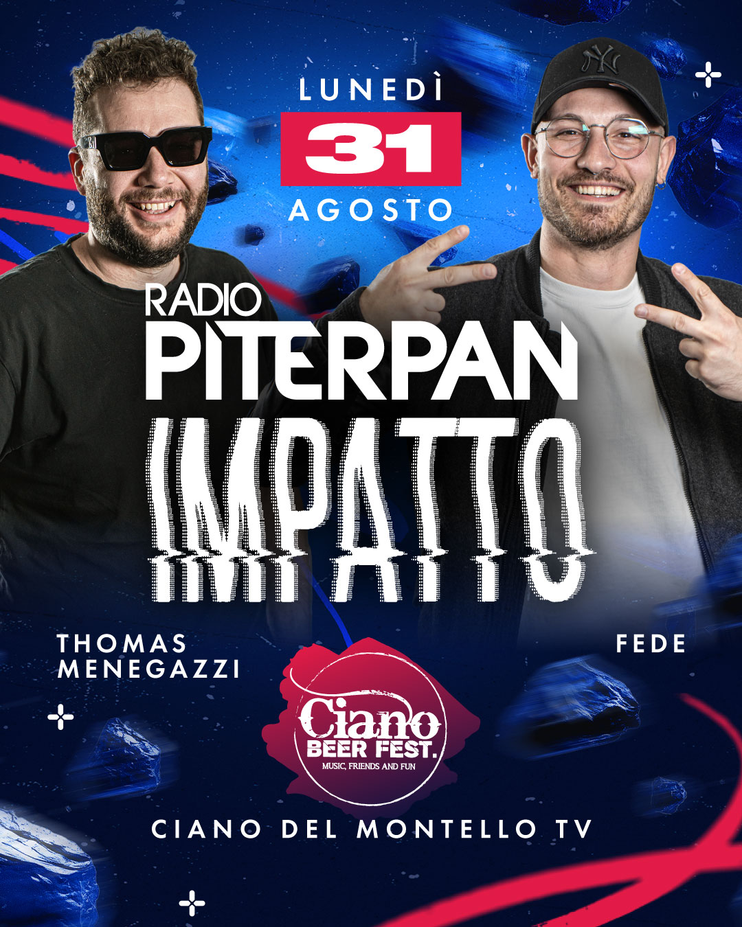 Evento Ciano Beer Fest 2026 con Piterpan Impatto