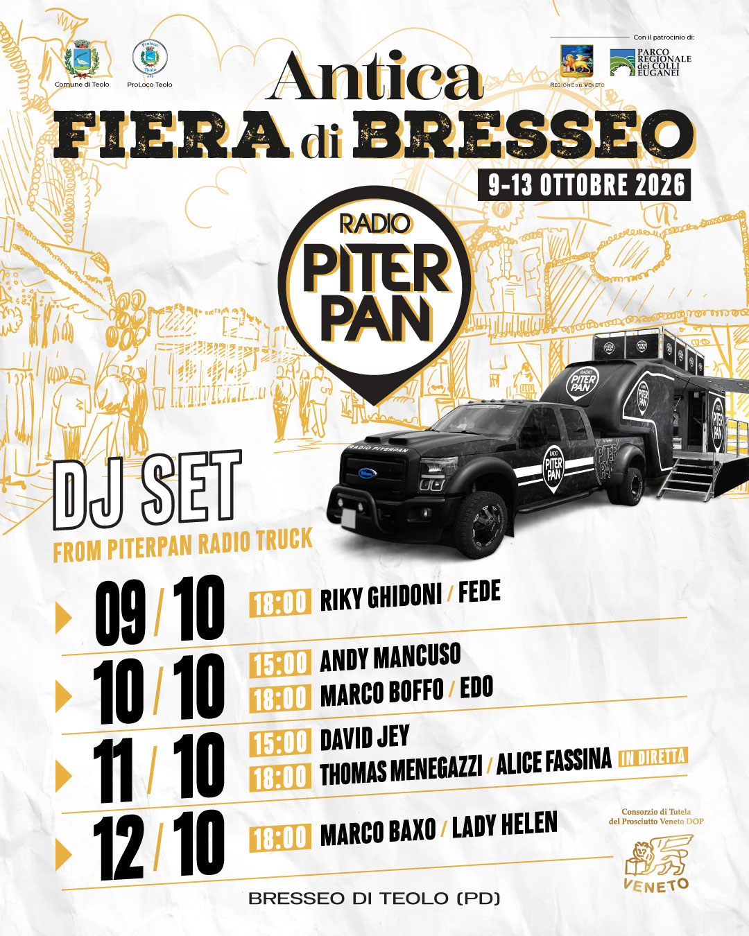 Evento Fiera di Bresseo con Radio Piterpan