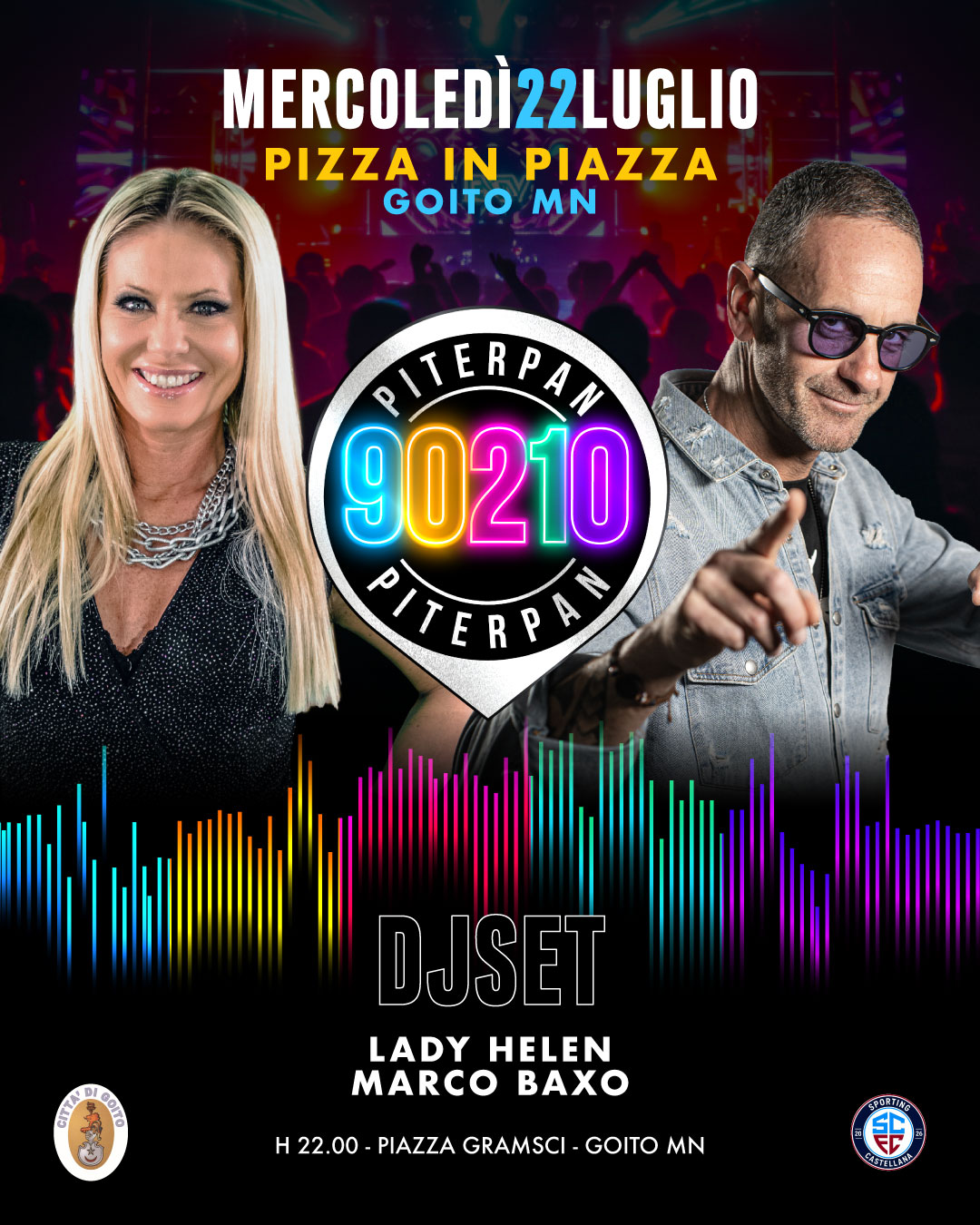 Evento Pizza in Piazza 2026 con Radio Piterpan
