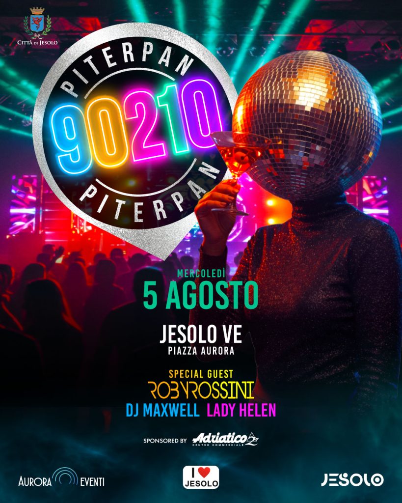 Evento a Jesolo - Piazza Aurora con Piterpan 90210