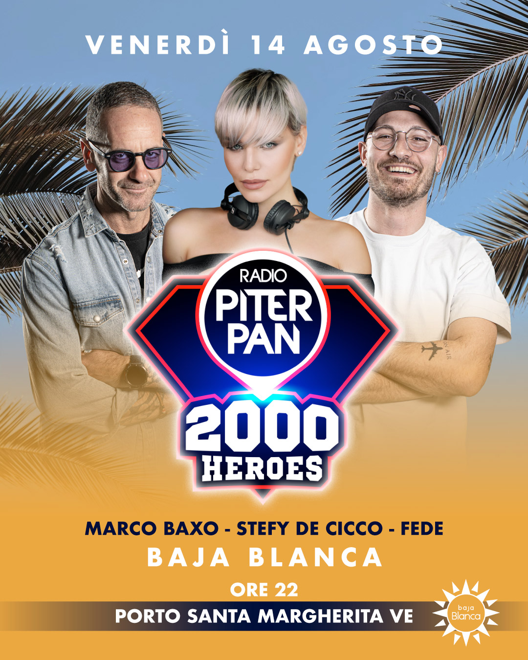 Evento Baja Blanca con Piterpan 2000 Heroes