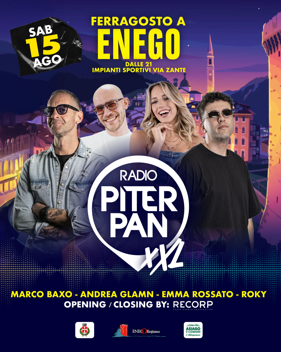 Evento Ferragosto ad Enego con Piterpan XXL