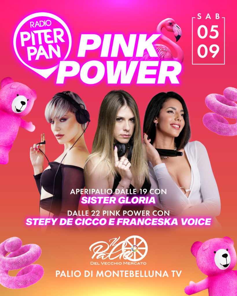 Evento Palio di Montebelluna 2026 con Piterpan Pink Power
