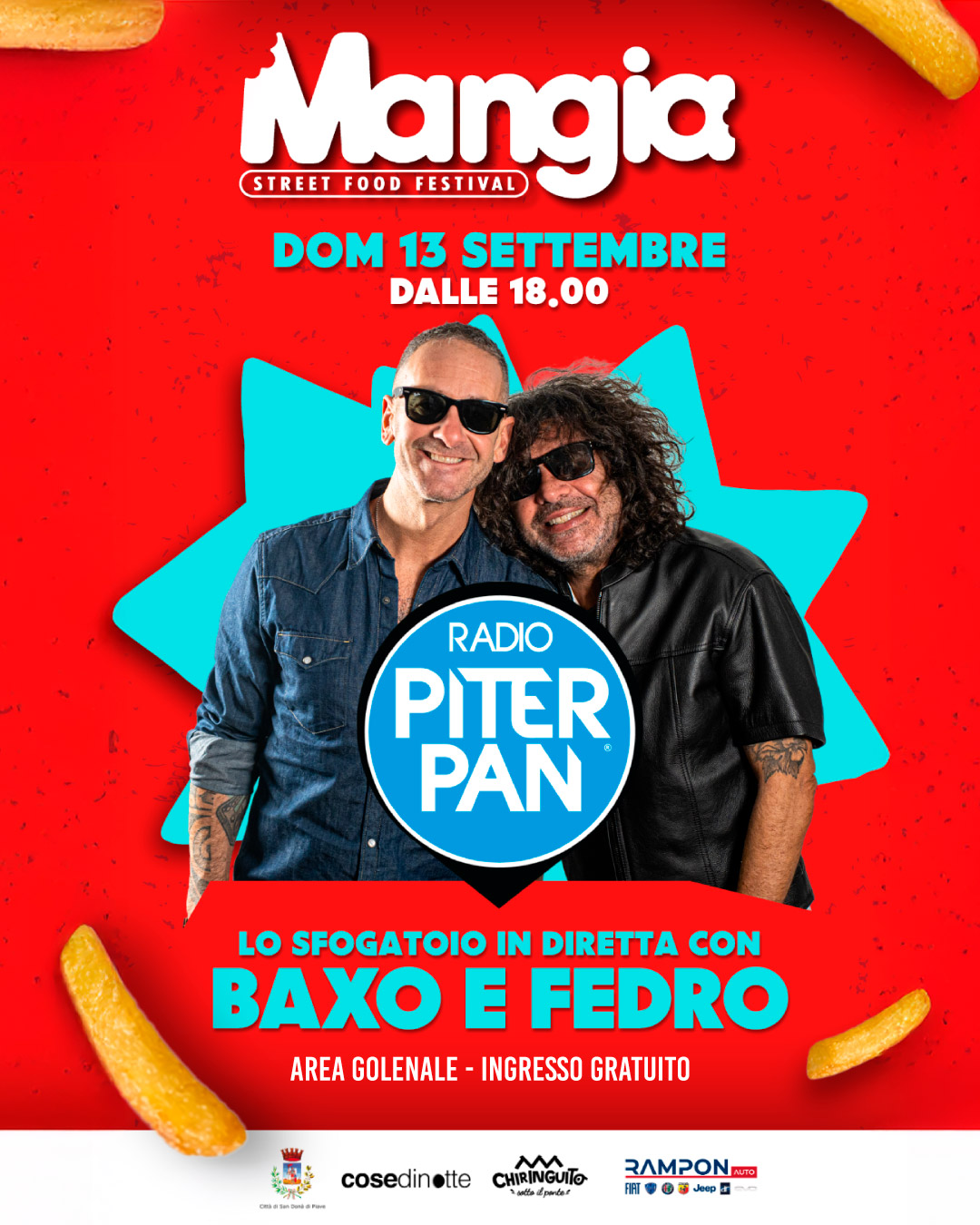 Evento Mangia Street Food Festival con Radio Piterpan