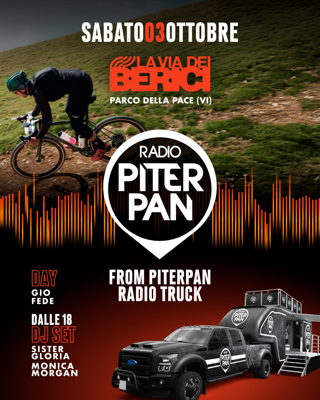 Evento La Via dei Berici – Ride in Vicenza con Radio Piterpan