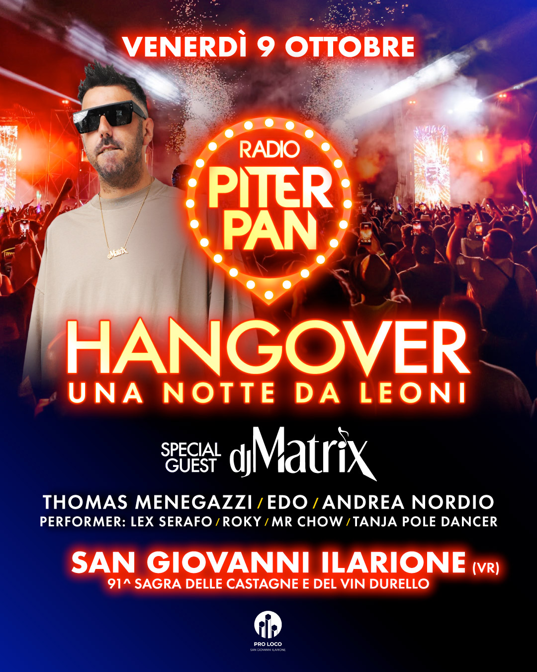 Evento 91a Sagra delle Castagne e del Vin Durello con Piterpan Hangover
