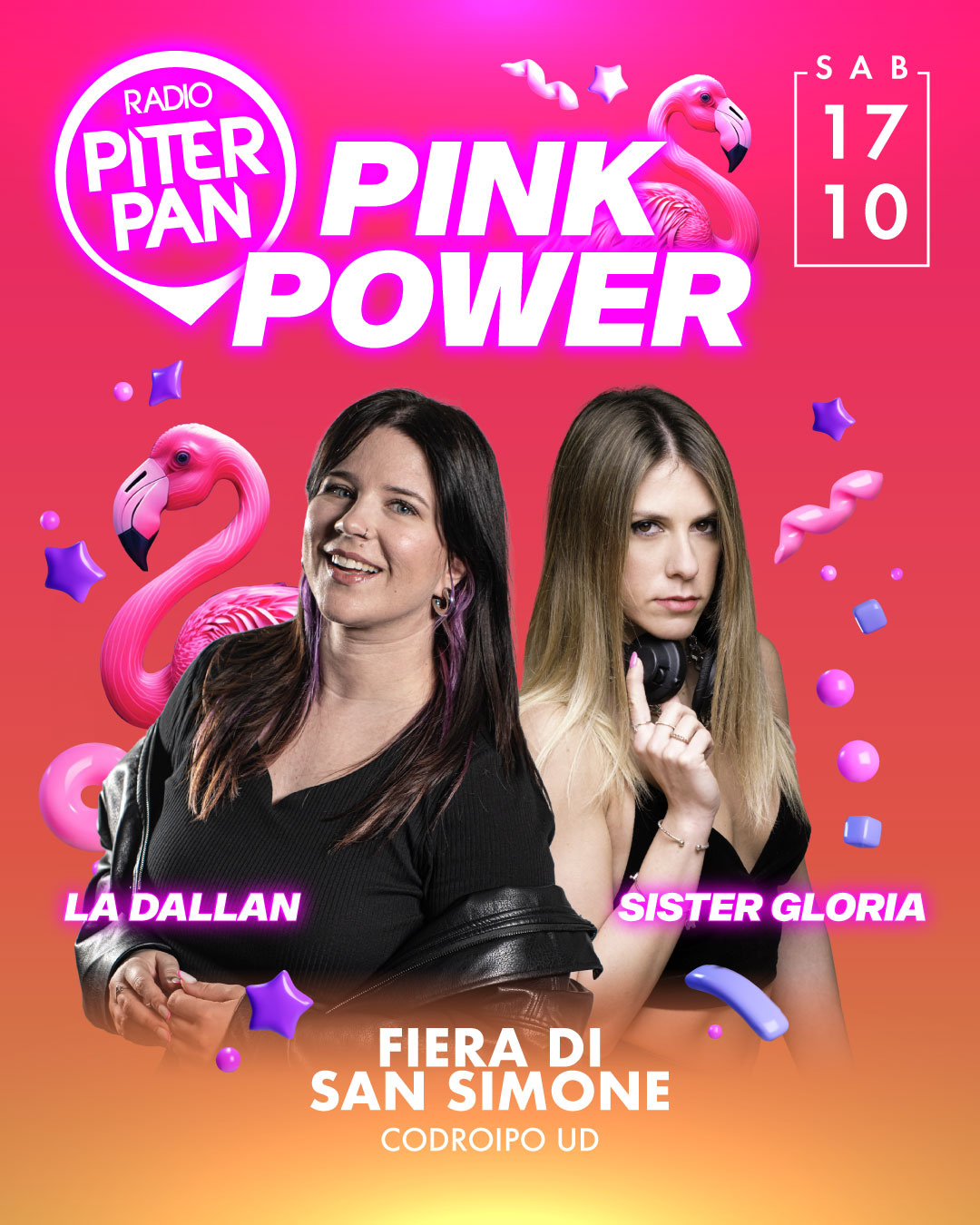 Evento Fiera di San Simone 2026 con Piterpan Pink Power