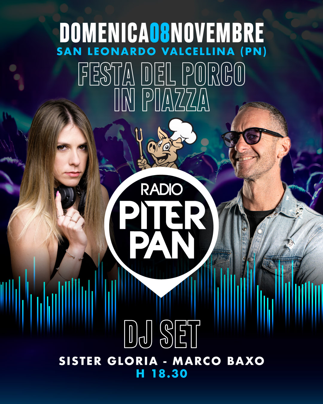 Evento Festa del Porco in Piazza con Radio Piterpan