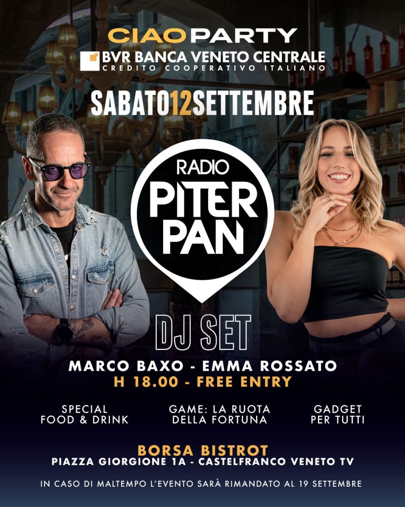 Evento al Bar Borsa - Ciao Party con Radio Piterpan