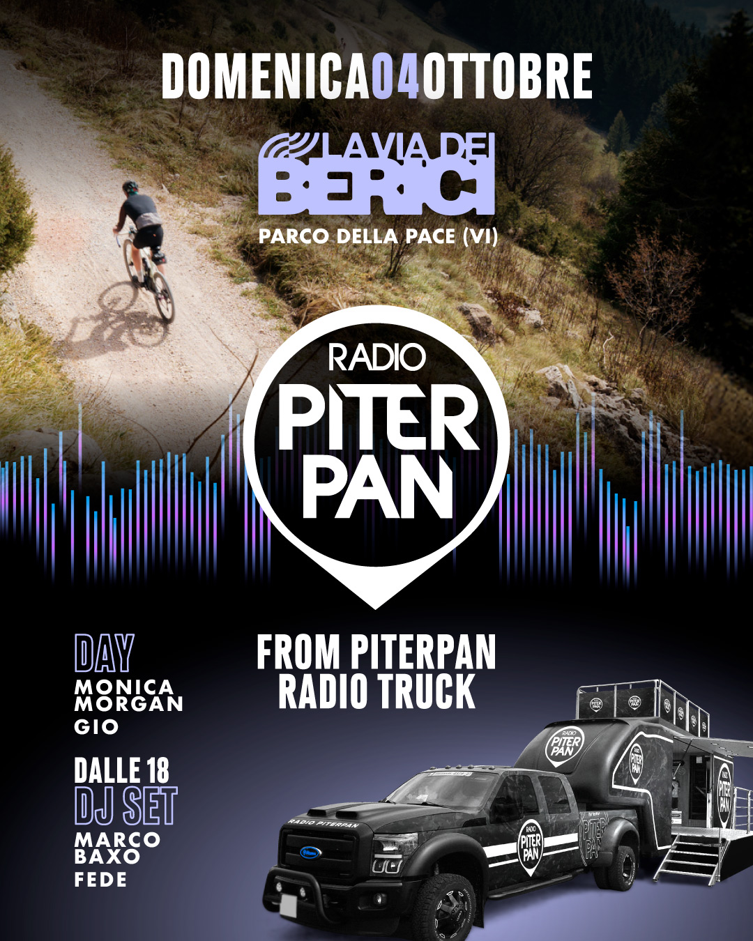 Evento La Via dei Berici – Ride in Vicenza con Radio Piterpan
