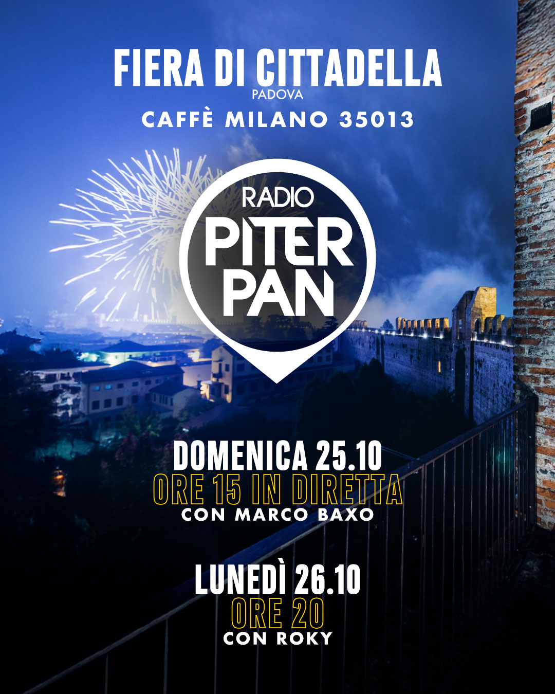 Evento Fiera di Cittadella 2026 con Radio Piterpan