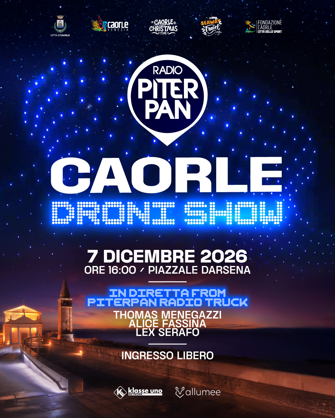 Evento Caorle Droni Show con Radio Piterpan