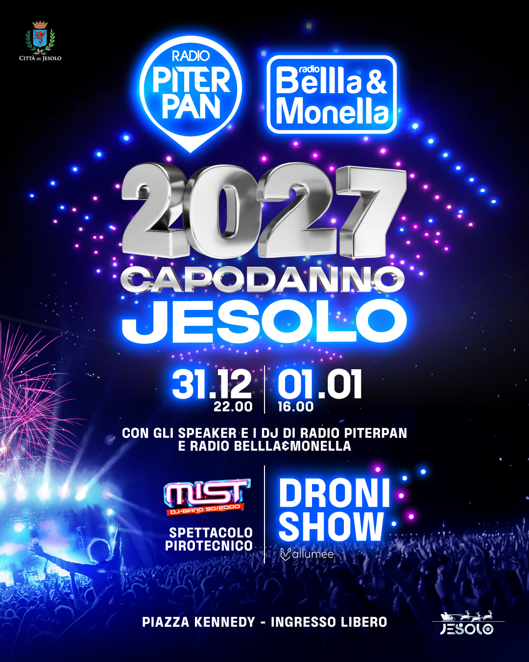 Capodanno a Jesolo con Radio Piterpan